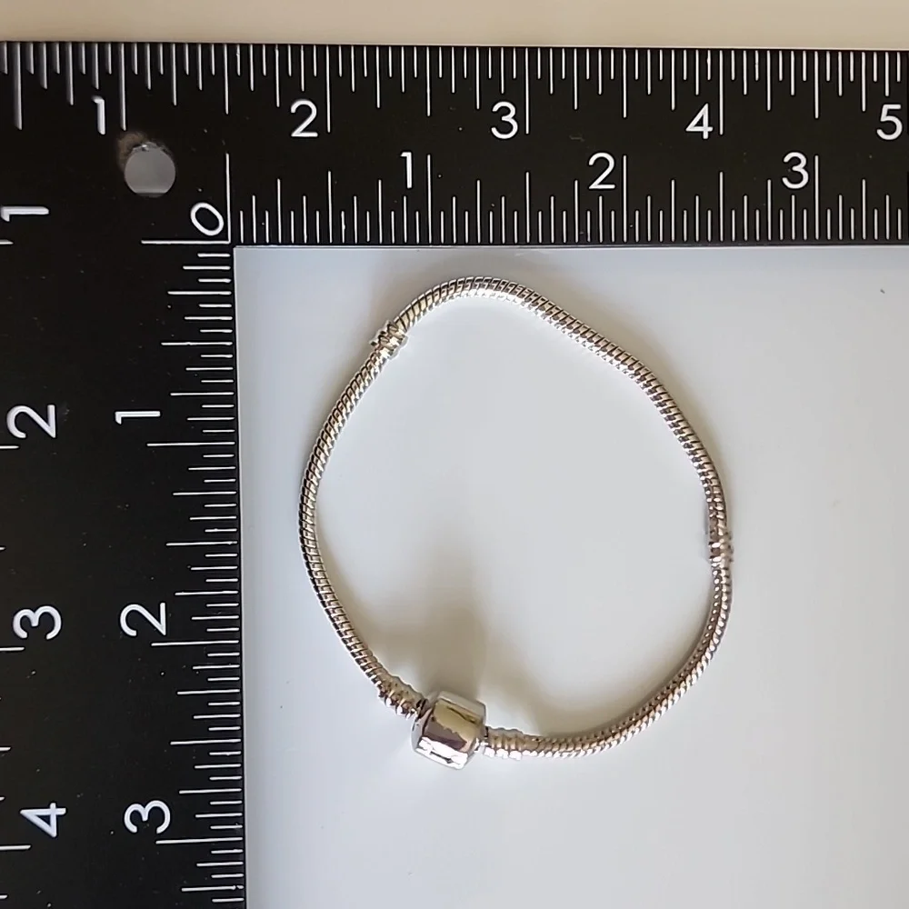 CHARM Bracelet Starter Snake  Bracelet  6.87 inches